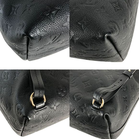 Louis Vuitton Montsuri PM Backpack Daypack Noir Black Monogram Amplant - Picture 5 of 10